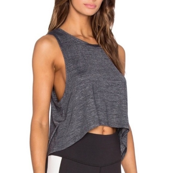 Beyond Yoga Cloud Heather Muscle Tank Top Gray Size Medium - Picture 9 of 9